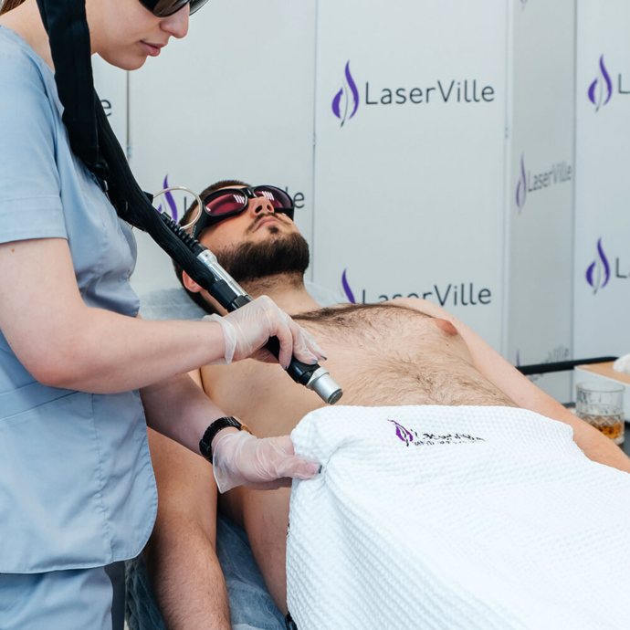 лазерна епіляція всього тіла для чоловіків фото