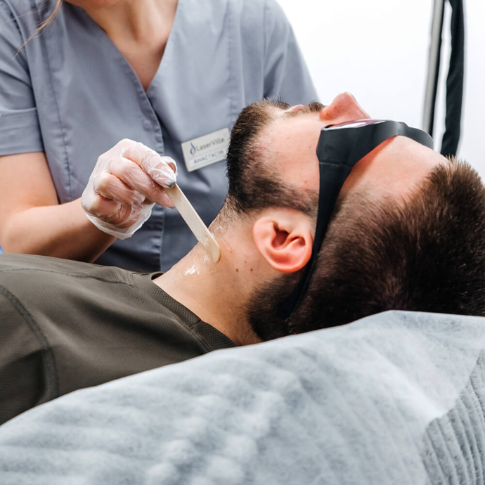 лазерна епіляція шиї для чоловіків ціна