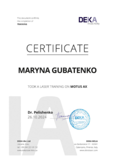 DEKA_CERTIFICATE_Maryna Gubatenko