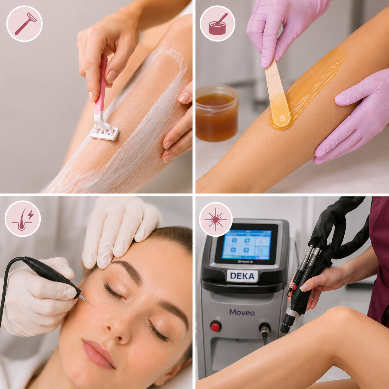7 Hair removal with cream