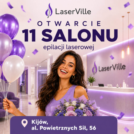 Otwarcie nowego salonu LaserVille w Kijowie! – prospekt Powitrianych Syl, 56