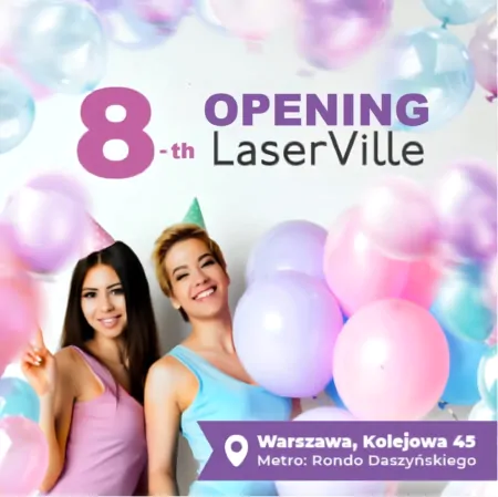 ✨ Opening of a New LaserVille Salon in Warsaw! – ul. Kolejowa 45